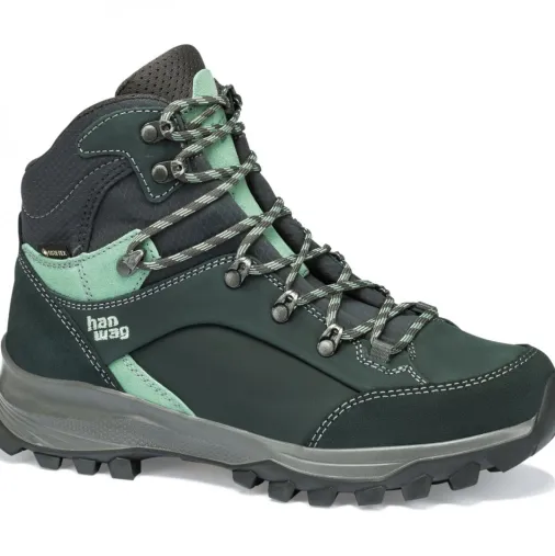 Best Hanwag Banks Lady Gtx Women's Hiking Shoes – Petrol/ Mint Discount Shoes