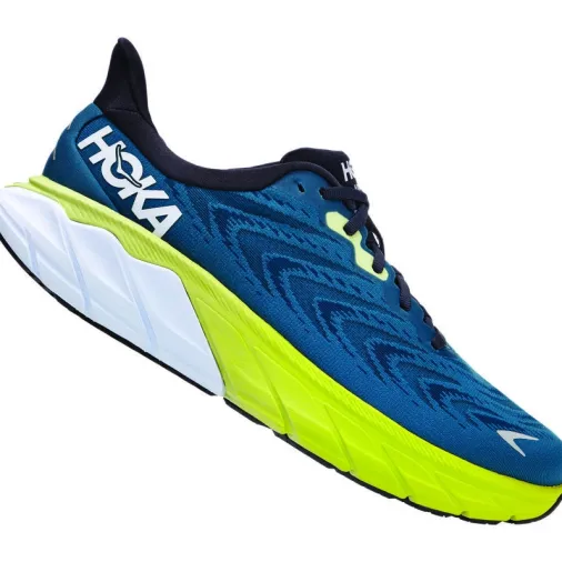Cheap Hoka Arahi 6 Wide Running Shoes – Blue Graphite / Blue Coral Outlet Running Shoes