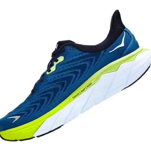 Cheap Hoka Arahi 6 Wide Running Shoes – Blue Graphite / Blue Coral Outlet Running Shoes