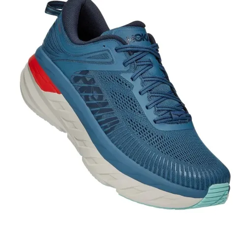 Cheap Hoka Bondi 7 Wide Running Shoes – Real Teal / Outer Space Sale Running Shoes