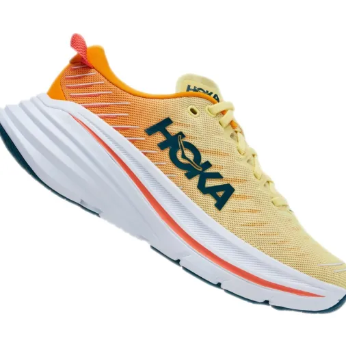 Best Hoka Bondi X Women's Running Shoes – Yellow Pear / Radiant Yellow Discount Running Shoes