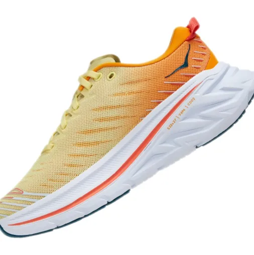 Best Hoka Bondi X Women's Running Shoes – Yellow Pear / Radiant Yellow Discount Running Shoes