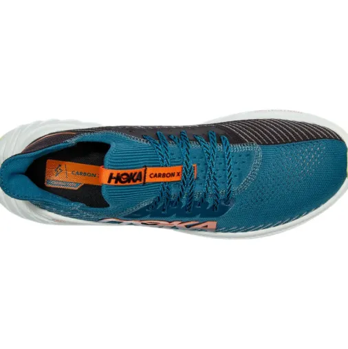 Shop Hoka Carbon X 3 Running Shoes – Blue Coral / Black Outlet Running Shoes