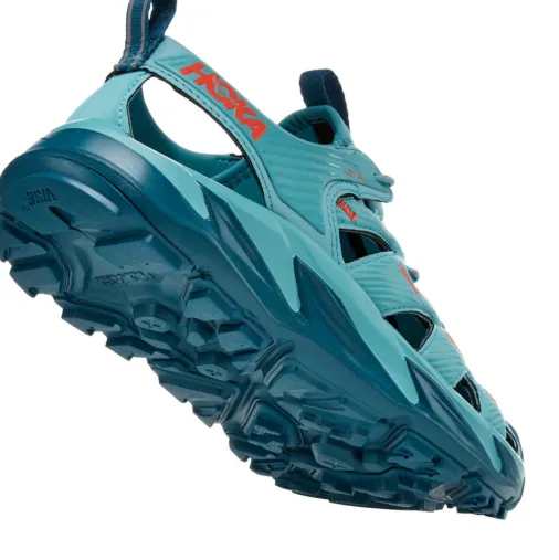 Discount Hoka Hopara Women's Mountain Sandals – Coastal Shade / Blue Coral Sale Shoes