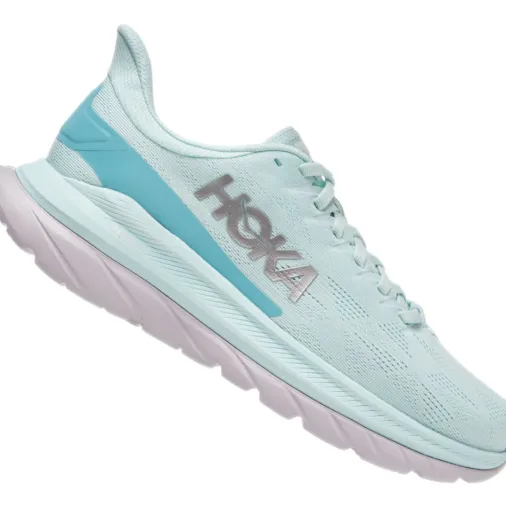 Cheap Hoka Mach 4 Women's Running Shoes – Blue Glass / Coastal Shade Discount Running Shoes