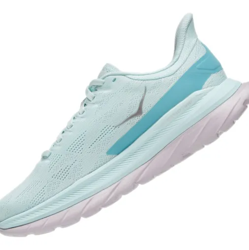 Cheap Hoka Mach 4 Women's Running Shoes – Blue Glass / Coastal Shade Discount Running Shoes