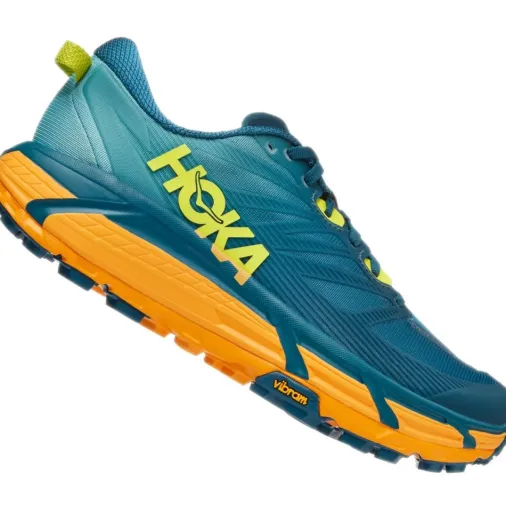 Hot Hoka Mafate Speed 3 Running Shoes – Coastal Shade / Radiant Yellow Outlet Running Shoes