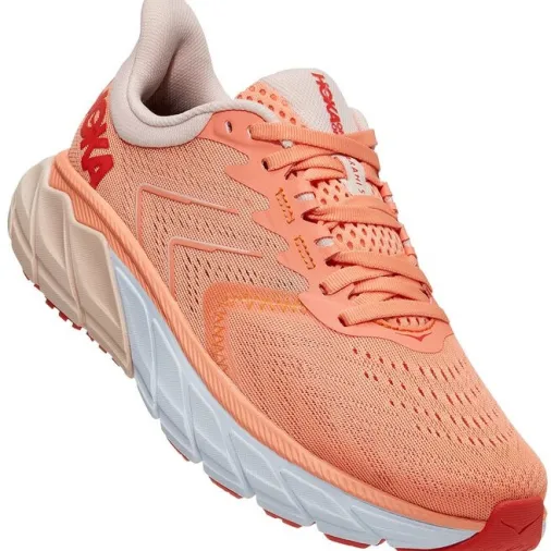 Best Hoka One One Arahi 5 Women's Running Shoes – Cantaloupe / Silver Peony Discount Running Shoes
