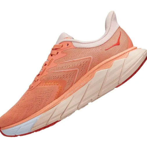 Best Hoka One One Arahi 5 Women's Running Shoes – Cantaloupe / Silver Peony Discount Running Shoes