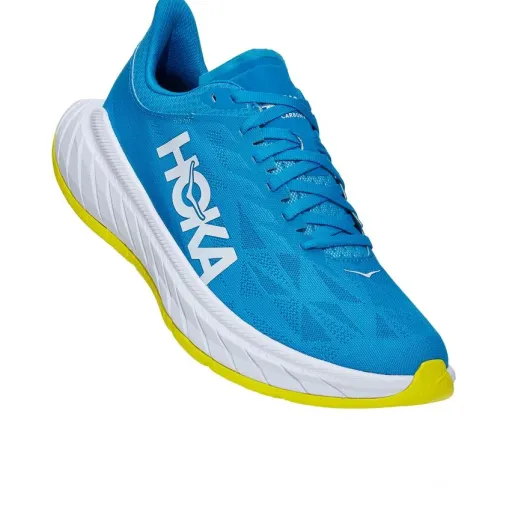 Hot Hoka One One Carbon X 2 Running Shoes – Diva Blue / Citrus Discount Running Shoes