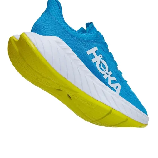 Hot Hoka One One Carbon X 2 Running Shoes – Diva Blue / Citrus Discount Running Shoes