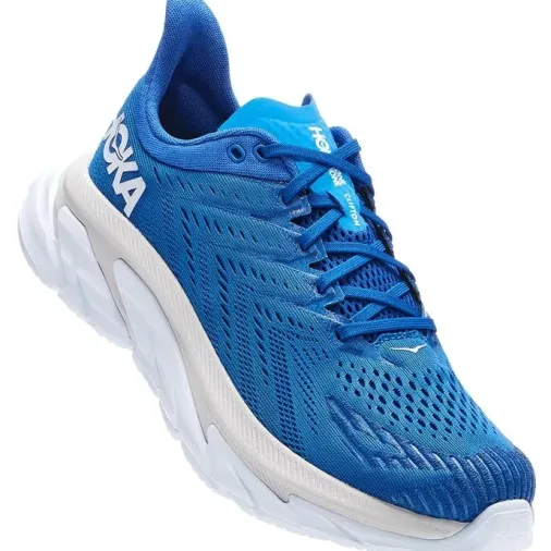 Best Sale Hoka One One Clifton Edge Running Shoes – Turkish Sea / White Outlet Running Shoes
