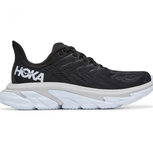 Best Hoka One One Clifton Edge Women's Running Shoes – Black/White Sale Running Shoes
