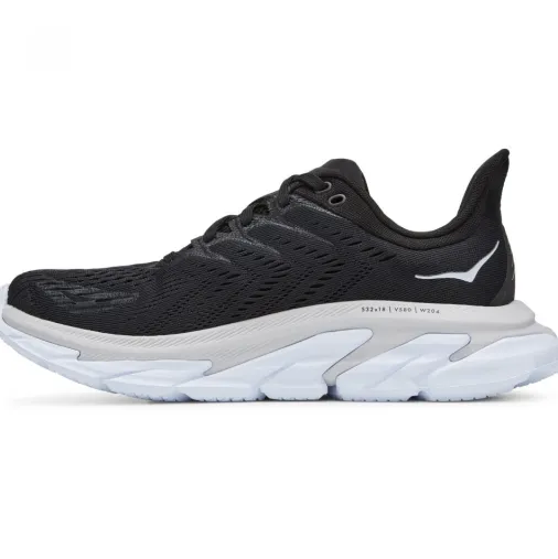 Best Hoka One One Clifton Edge Women's Running Shoes – Black/White Sale Running Shoes