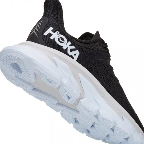 Best Hoka One One Clifton Edge Women's Running Shoes – Black/White Sale Running Shoes