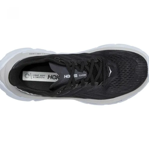 Best Hoka One One Clifton Edge Women's Running Shoes – Black/White Sale Running Shoes