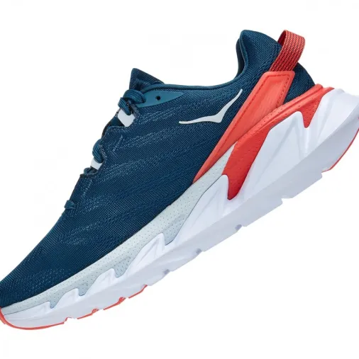 Best Hoka One One Elevon 2 Women's Running Shoes – Moroccan Blue / Hot Coral Outlet Running Shoes