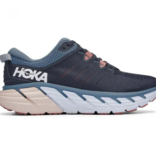 Best Hoka One One Gaviota 3 Wide Women's Running Shoes – Ombre Blue / Rosette Discount Running Shoes