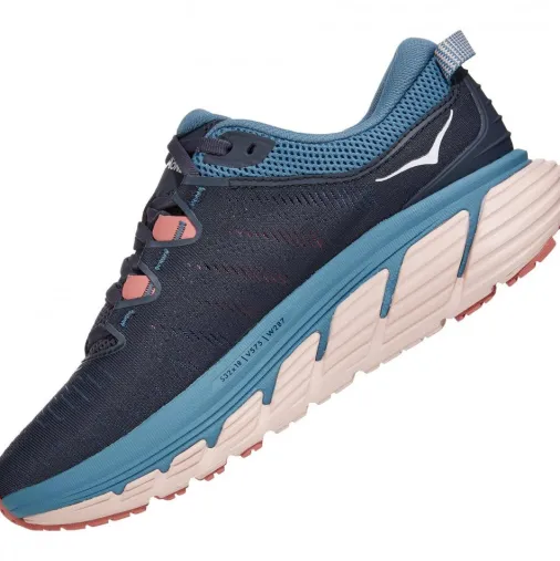 Best Hoka One One Gaviota 3 Wide Women's Running Shoes – Ombre Blue / Rosette Discount Running Shoes