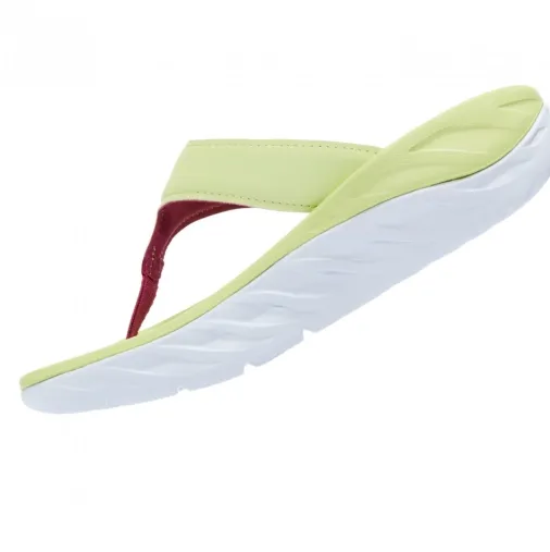 Shop Hoka Ora Recovery Flip Women 's Thong Sandals – Butterfly / Festival Fuchsia Discount Running Shoes