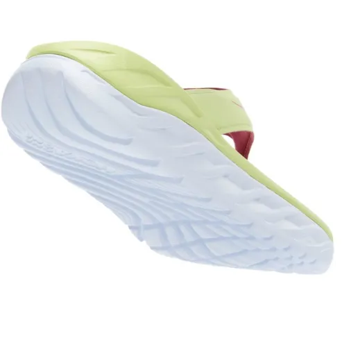 Shop Hoka Ora Recovery Flip Women 's Thong Sandals – Butterfly / Festival Fuchsia Discount Running Shoes