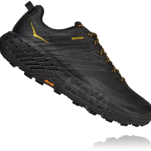 Shop Hoka Speedgoat 4 Gore-Tex Running Shoes – Anthracite / Dark Gull Grey Discount Running Shoes