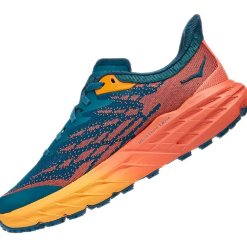 Cheap Hoka Speedgoat 5 Women's Running Shoes – Blue Coral / Camellia Outlet Running Shoes