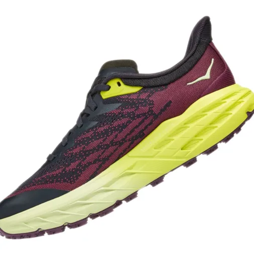 Hot Hoka Speedgoat 5 Women's Running Shoes – Blue Graphite / Evening Primrose Outlet Running Shoes