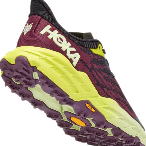 Hot Hoka Speedgoat 5 Women's Running Shoes – Blue Graphite / Evening Primrose Outlet Running Shoes