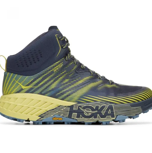 Store Hoka Speedgoat Mid 2 Gore-Tex Running Shoes – Ombre Blue / Blue Sheen Discount Running Shoes
