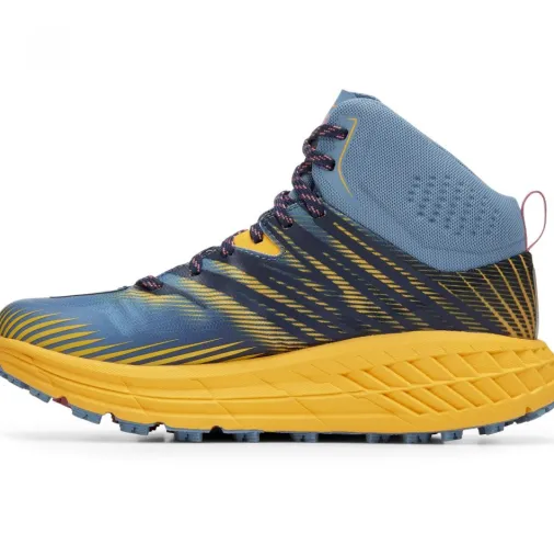 Flash Sale Hoka Speedgoat Mid 2 Gore-Tex Women's Running Shoes – Provincial Blue / Saffron Sale Running Shoes