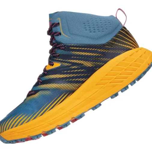 Flash Sale Hoka Speedgoat Mid 2 Gore-Tex Women's Running Shoes – Provincial Blue / Saffron Sale Running Shoes