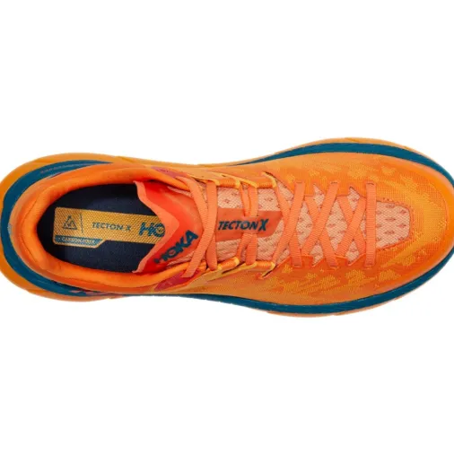 Shop Hoka Tecton X Running Shoes – Persimmon Orange / Radiant Yellow Outlet Running Shoes
